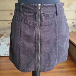 PacSun Black Denim Mini Skirt